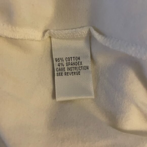 Colour Eighteen long sleeve V-neck tee with metal ring smocking in cream NWOT - Picture 8 of 8